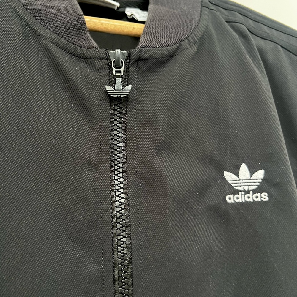 Adidas Black Zip-Up sleeveless jumpsuit with Logo - Picture 6 of 9